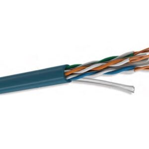 Bobina UTP CAT6 para interior - 4 pares, 23 AWG, bobina de 305 mts, 100  cobre, condumex 66446815, color azul