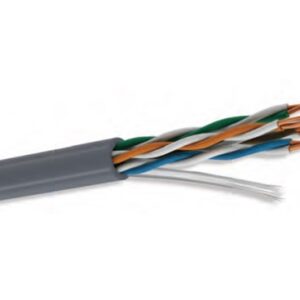 Bobina UTP CAT6 para interior - 4 pares, 23 AWG, bobina de 305 mts, 100  cobre, condumex 66446835, color gris