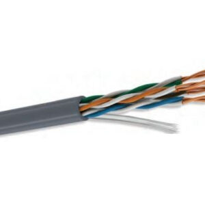 Bobina UTP CAT5e para interior - 4 pares, 24 AWG, bobina de 305 mts, 100  cobre, condumex 66445632, color gris