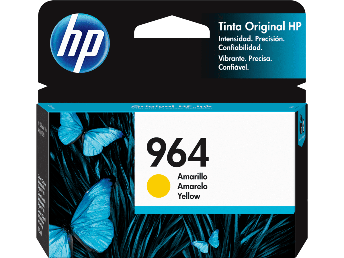 3JA52AL-1_T1679640539 Cartucho HP 964 Amarillo Original: Color Vibrante y Cero Interrupciones para su Oficina