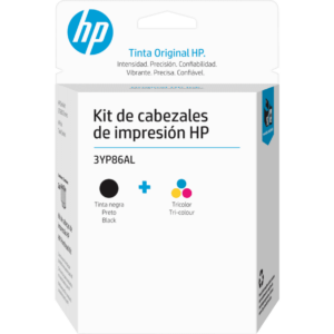 Kit de Cabezales de Impresión HP GT Negro y Tricolor Original (3YP86AL) | Restaure la Calidad
