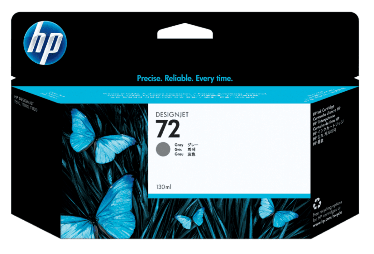 C9374A-1_T1679659459 Cartucho de Tinta HP 72 Gris Original (C9374A) | Grises Neutros y Precisión Profesional