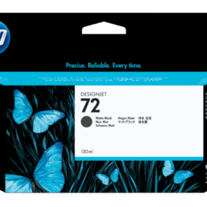 Cartucho de Tinta HP 72 Negro Mate Original (C9403A) | Precisión para DesignJet