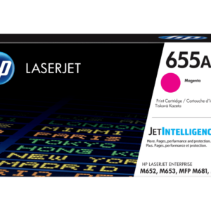 Cartucho de Tóner HP 655A Magenta Alto Rendimiento Original (CF453A) | Máxima Productividad