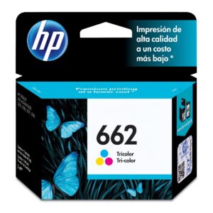 Cartucho HP 662 Tricolor Original (CZ104AL) | Colores Vibrantes y Confiabilidad