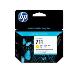 Cartucho de Tinta HP 711 Negra 80ml Original (CZ133A) | Alto Rendimiento para DesignJet