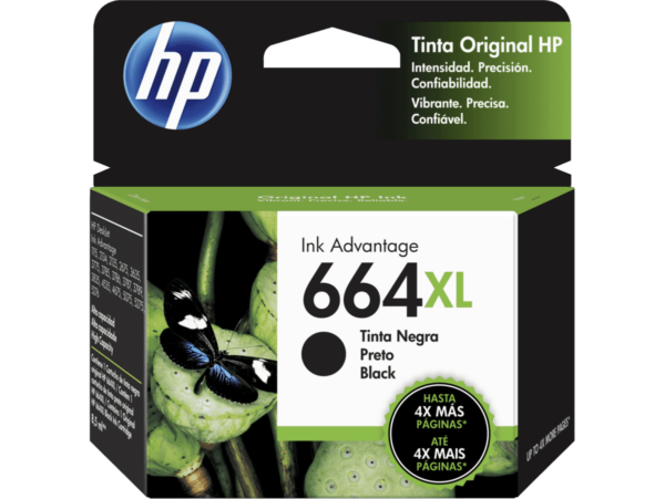 Cartucho de Tinta HP 664 Tricolor Original (F6V28AL) | Colores Vivos y Económicos
