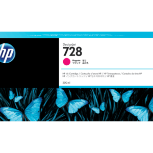 Cartucho HP 728 Magenta (300 ml) | Colores Vibrantes y Productividad para DesignJet