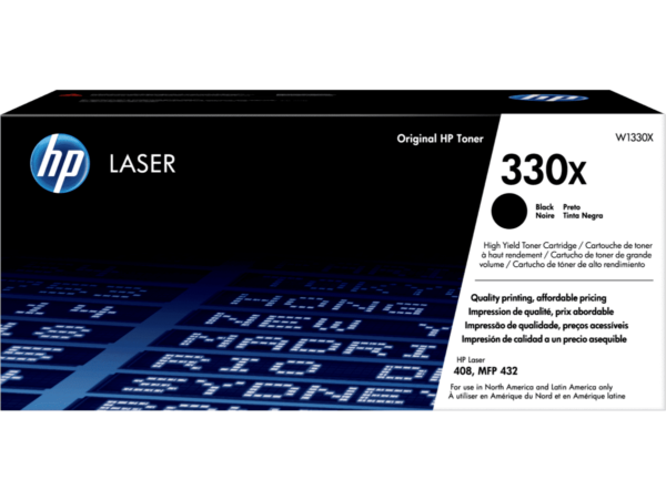 Cartucho de Tóner HP 330X Negro Alto Rendimiento Original (W1330X) | Máxima Productividad