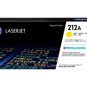 Tóner HP 212A Amarillo Original (W2122A) | Alto Rendimiento 4,500 Páginas