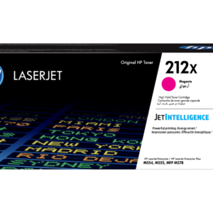 Tóner HP 212X Magenta Alto Rendimiento (W2123X) | 10,000 Páginas de Color Profesional