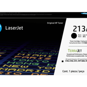 Cartucho de Tóner HP 213A Negro Original (W2130A) | Rendimiento Excepcional y Diseño Responsable