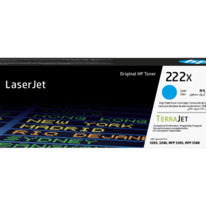 Tóner Cian HP 222X: Máximo Rendimiento y Calidad de Color Profesional para LaserJet