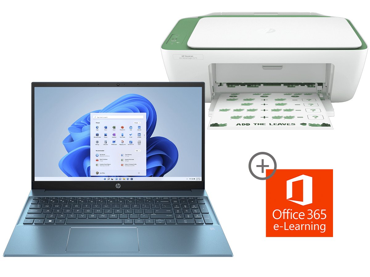 bundle_a08w0la Laptop HP15-eg2520la + Impresora HP: Productividad y Entretenimiento Sin Límites