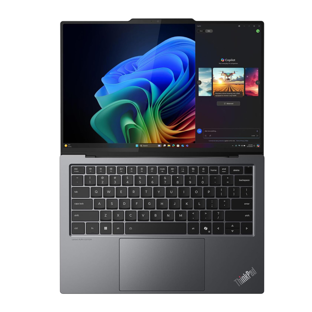 Laptop-Lenovo-TP-X9-14-G1 Lenovo ThinkPad X9 14 Gen 1 Aura | Intel Core Ultra 7 & OLED 2.8K | Laptop AI Empresarial