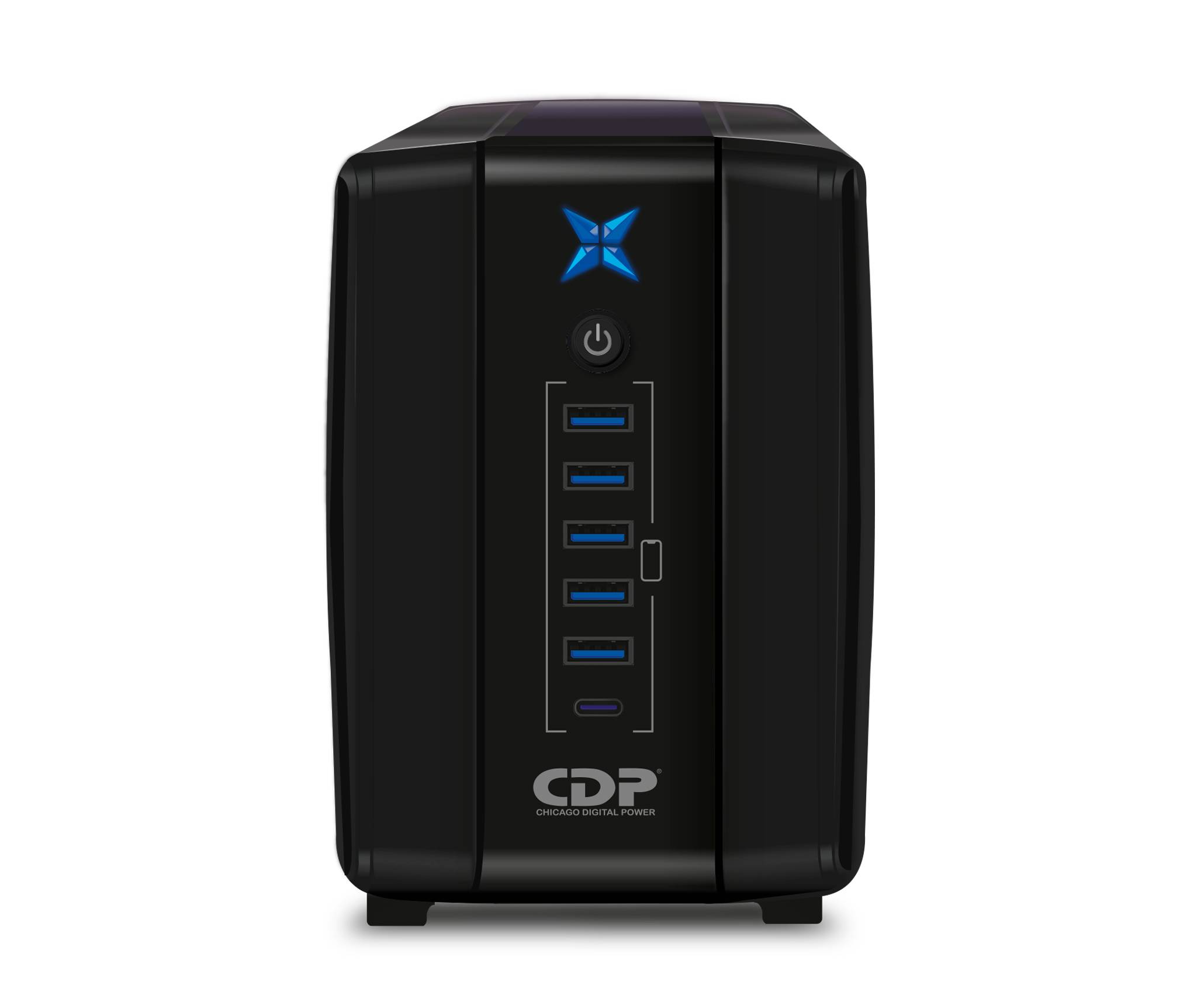 NBKCDP1680_2_full No-Break CDP R-UPR1008 1000VA/500W UPS Interactiva AVR 8 Salidas - 300 Julios, 120 Vac