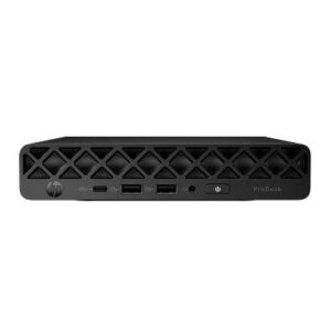 Computadora de Escritorio. HP ProDesk 4 Mini G1i AI PC (CN1C9LT#ABM). Procesador Intel Core Ultra 5 235T - 8 GB RAM, SSD 512 GB M.2, Windows 11 Pro.
