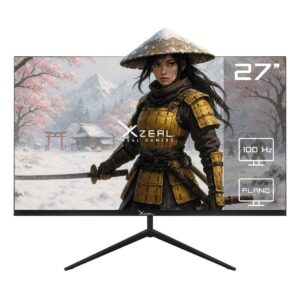 Monitor Xzeal 27 Xzeal XST-600 Panel Curvo VA FHD 100Hz 5ms 1xVGA + 1xHDMI + Vesa 100x100mm Negro -