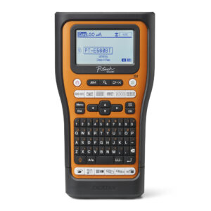 Rotulador industrial Brother P-touch PTE560BTVP - transferencia térmica, batería recargable, maletín, imprime etiquetas laminadas de hasta 24 mm de ancho