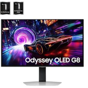 Monitor para juegos Odyssey OLED G8 G81SF 4K 240Hz de 32 Pulgadas - Safeguard+, LS32FG810SLXZX