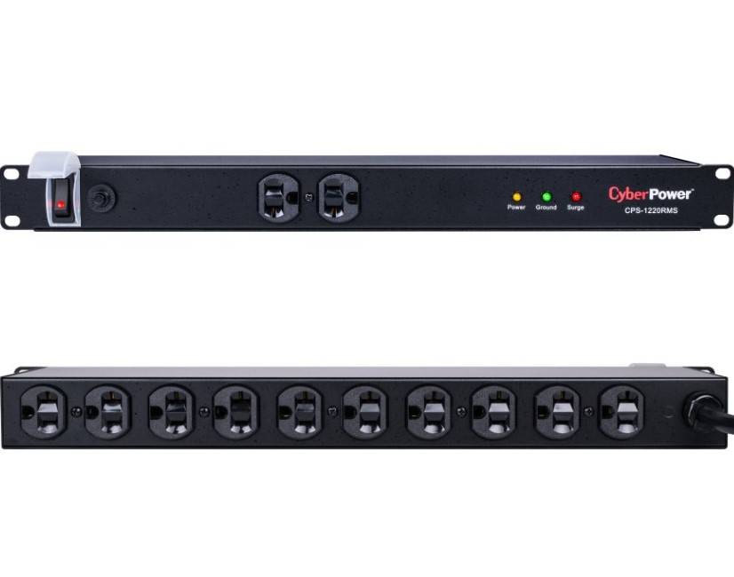 ACCCYP430_full PDU CYBERPOWER CPS1220RMS Voltaje 120V Protección contra sobretensiones - Filtro de ruido EMI/RFI, Indicadores LED
