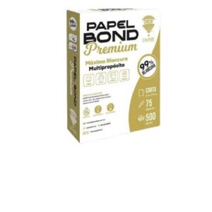 Papel Bond Diem 7506231550947 10 paquetes con 500 hojas tamaño carta 75 gramos y 99 porciento blancura -