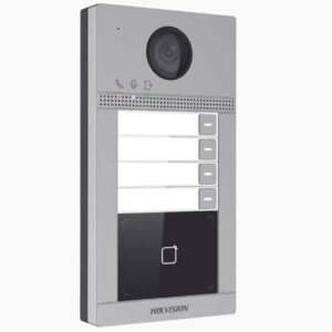 Videoportero IP 2 Megapixel / Llamada y Apertura Remota desde App Hik-Connect / PoE / Exterior IP65 + Antivandalico IK08 -