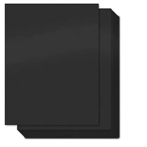 Cartulina  EUROMAC EI0042 - 10 Pliegos, Negro, 50 cm x 65 cm