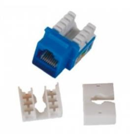 Conector Jack RJ45 CAT6 90 Grados ENSON ENS-JC6BL - RJ-45, Azul, Cat 6