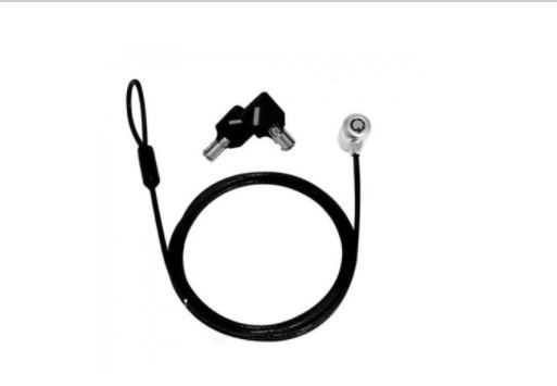 ACCTCH420_1_full Candado de llave TechZone Tipo T-Bar - 1.8 m de longitud/4mm, acero inoxidable recubierto en vinilo. Empaque OEM, 1 año de garantía.