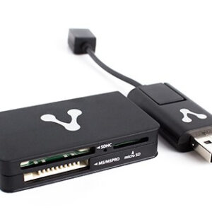 Lector de memoria VORAGO - 480 Mbit/s, Negro