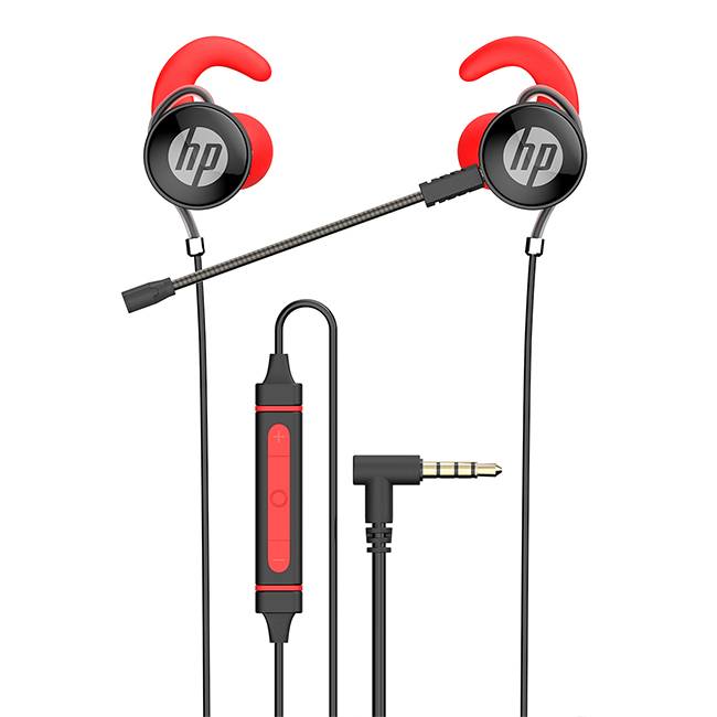 BOCHPC070_full Audifonos ROJO HP DHE-7004 Stereo retroceder cancion - asistente virtual) / Entrada Auxiliar 3.5mm / Funcion manos libres para hablar por celular