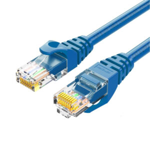Cable de Parcheo (Patch Cord) / UTP 100  cobre/ Cat. 6 (24 AWG ) / 0.50 Metros / Color Azul / Ideal para PoE+ / Interior -