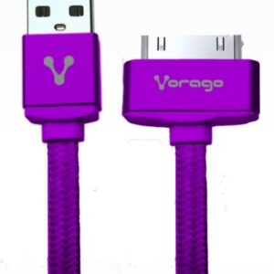 Cable USB VORAGO CAB-118 - 1 m, Morado