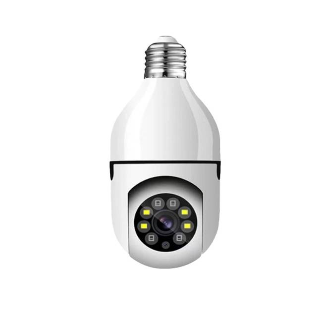 CAMDBU010_full Cámara foco DBUGG DB-FF01 Esta cámara tipo domo te permitirá registrar diversos momentos. Cuenta con resolución de 2MP - DSe conecta a roseta E27