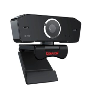 Webcam  Redragon Fobos - Negro, 720p