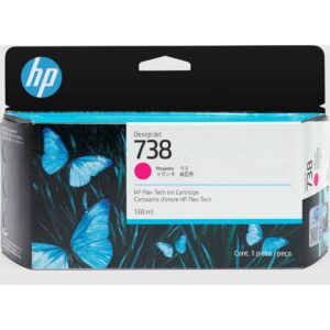 TINTA HP 738 MAGENTA 498N6A 130ML -