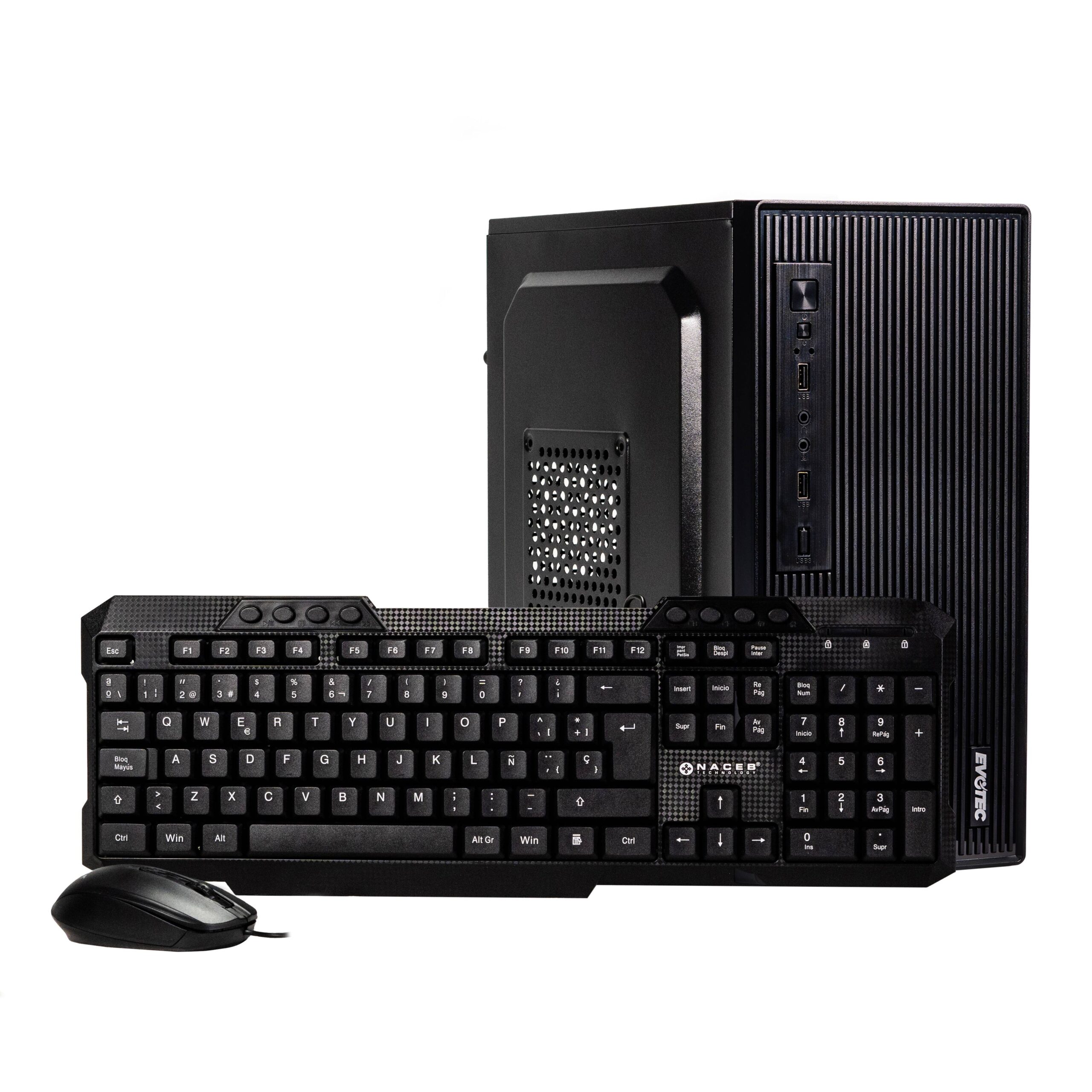 Computadora de Escritorio EVOTEC EV-i312-VERTEC-23 INTEL I3-12100 - 8 GB, SSD 240GB