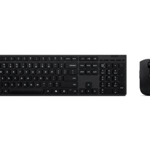 Kit teclado y mouse LENOVO 4X31R64337 - Completo, Negro, Recargable