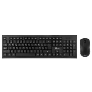 Kit de teclado y mouse keymate 2.0 USB QIAN Modelo QKX-WRESP-01-BK -