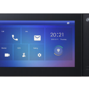 DAHUA VTH2421FB-P - Monitor IP táctil de 7 Serie Pro - con 8GB de memoria, PoE, ranura MicroSD, 6 e/s de alarma, y hasta 9 monitores adicionales