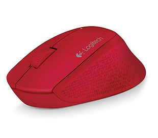 MOULOG1340_full Mouse LOGITECH M280 - Rojo, 3 botones, USB, Óptico, 1000 DPI