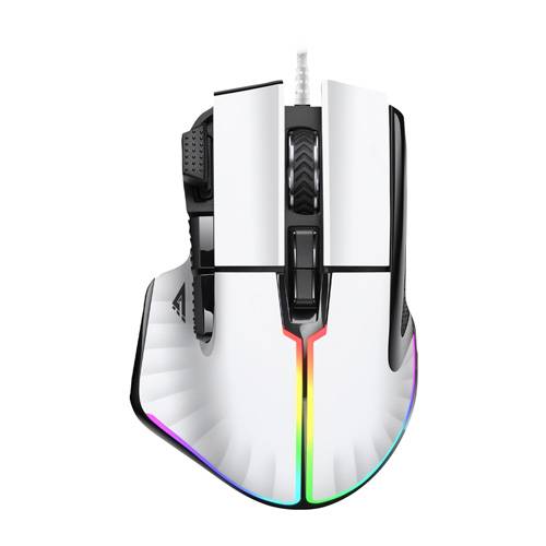 MOUVGO570_full Mouse. Vorago. MOG602-WH GAME FACTOR. Alámbrico. 19 - 000 dpi.