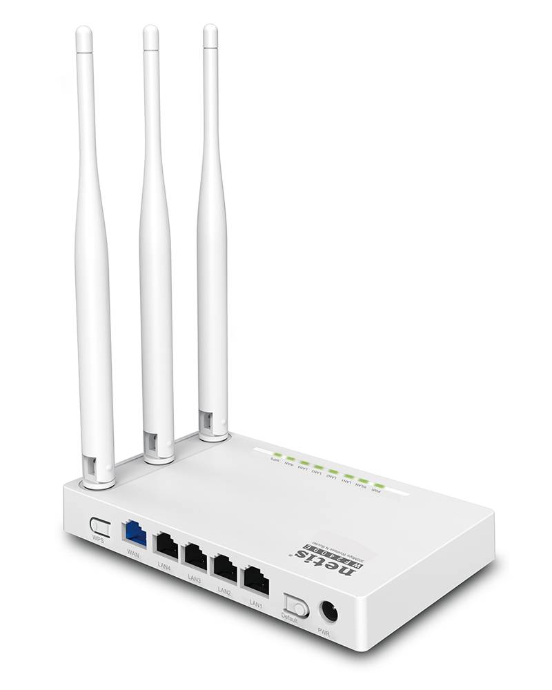 ROUNET010_1_full Netis Router Inalambrico N300 (WF2409E) - 5 puertos (1 WAN, 4 LAN 100 Mbps), WIFI 4, 300 Mbps, Router, AP, WISP, Repetidor, 3 Antenas 5 dBi, Multi SSID