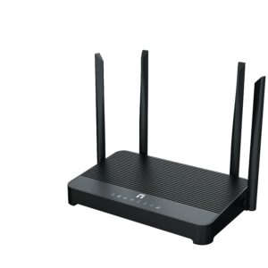 Netis Router Inalámbrico NX31 (AX3000) - 4 puertos, WIFI 6, 3000 Mbps, Router, AP, 4 Antenas de 5 dBi