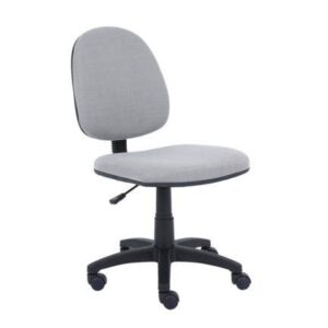 Silla Básica  Nextep NE-650BG de Altura Ajustable Color Gris - Base Giratoria Tela en Malla Ajustable 10 cm, Cromada, soporta hasta 120 kg