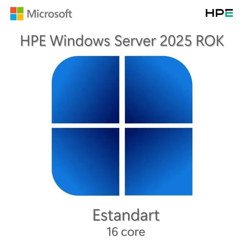 SOFHPE960_full HPE Microsoft Windows Server 2025 16-core Estandard ROK -