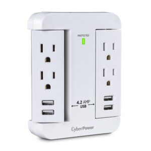 Supresor de Picos CyberPower GP400U4AWH - 500 J, 4, 125 V