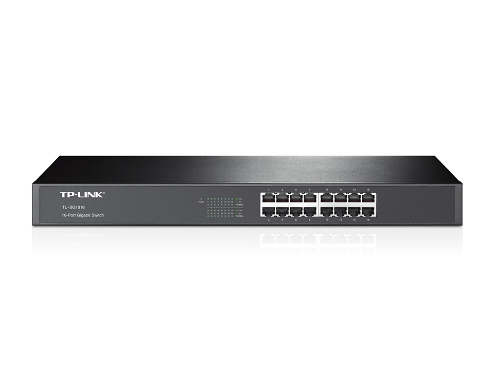 SWTTPL140_full Switch TP-LINK TL-SG1016 - Negro, 16, 10/100/1000 Base-T(X)