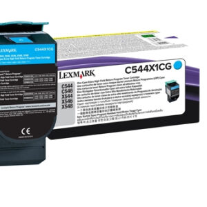 Cartucho tóner LEXMARK - 30000 páginas, Cian, Laser
